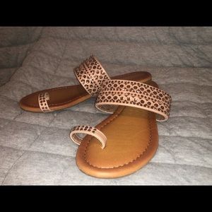 Pink studded flip-flops (never worn)